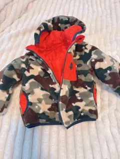 迷彩柄×赤 リバーシブル ブルゾン