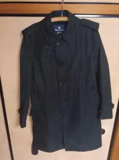 定価10万超 美品 Aquascutum シングルステンカラーコート 38