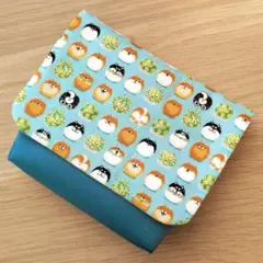 マチ付き移動ポケット　女の子　しば犬