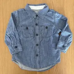 GAP ギャップ　デニムブルー 長袖シャツ