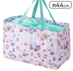 ちいかわとサンリオコラボ　キャラクター柄ピンク　　バッグ 約44cm