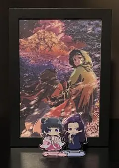 薬屋のひとりごと クリアポスター 額付き ミニアクリルスタンド 計3点