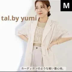 tal by yumi パンチングレース テーラードジャケット 半袖 しまむらのサムネイル