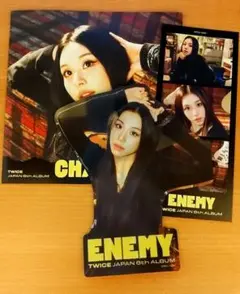 TWICE〜チェヨン ENEMY B盤 封入3つ折りポスター他