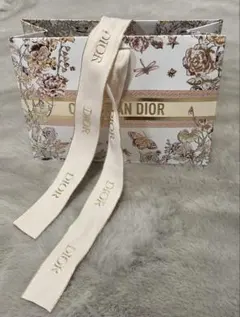 CHRISTIAN DIOR 花柄ギフト袋 中型