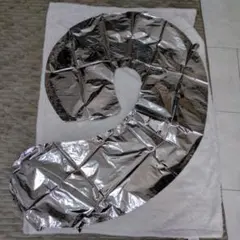 匿名配送✨ 風船 数字 バルーン 大きい アルミ 誕生日　数字9 シルバー