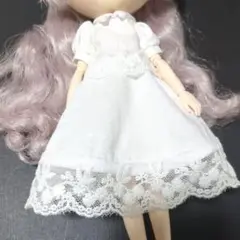 ホワイトレースワンピース ブライス服