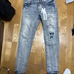 ア*ン様 PURPLE BRAND ライトブルーデニムパンツサイズ29インチ
