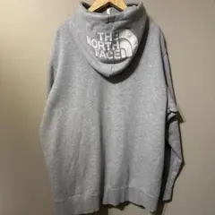 極美品 ノースフェイス リアビューフルジップパーカー 灰 XL