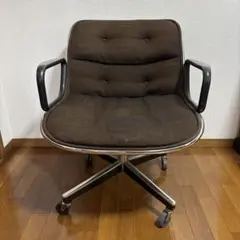 Knoll ヴィンテージ オフィスチェア ブラウン キャスター付き Knoll ヴィンテージ オフィスチェア ブラウン キャスター付き - メルカリ