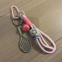 テニス ラケット ボール キーホルダー チャーム
