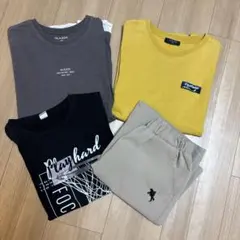 GLAZOS 150 男の子 夏服まとめ売り Tシャツ ハーフパンツ SHEIN