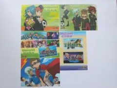 イナズマイレブン イナイレ ミニクリア下敷きコレクション 円堂 風丸 鬼道