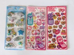 【国内正規品】平成はっぴーフォン スパンコール サンリオ3枚セット