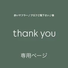 ♢ 赤いマフラー♪プロフご覧下さい♪様　専用ページ♢カスタムパーツ♢