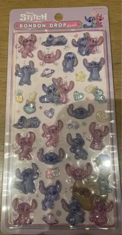 スティッチ＆エンジェル ボンボンドロップシール
