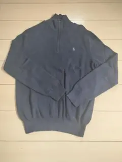 ハーフジップ スウェット