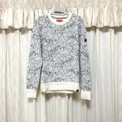 New Balance golf ボストンテリアセーター ホワイト/グレー