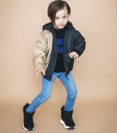 ブランシェス 裏起毛 デニム パンツ