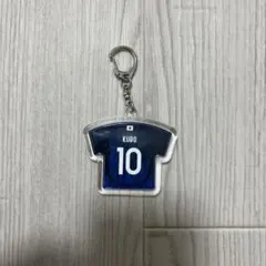 サッカー日本代表　久保建英選手　ユニパッチンキーホルダー