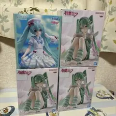 新品未開封　初音ミク　プライズフィギュア　4点まとめ売りのサムネイル