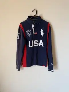 Polo by Ralph Lauren 長袖　 USA ラグビーシャツ　Sのサムネイル