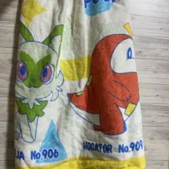 キッズ ポケモン ラップタオル プールタオル ピカチュウ 60cm