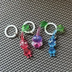 ピクミン　めじるしアクセサリー　３個セット　羽　赤　青