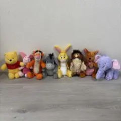 東京ディズニーリゾート くまのプーさん プー&フレンズ ぬいぐるみ 8体