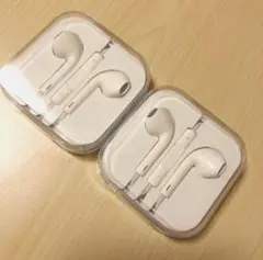 iPhone イヤホン 3.5mm  送料無料 新品未使用 2個セットdj