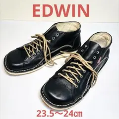 美品 EDWIN エドウィン ミッドカット スニーカー 23.5〜24.0cmのサムネイル