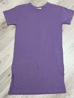 ディスコート　Tシャツワンピース　パープル