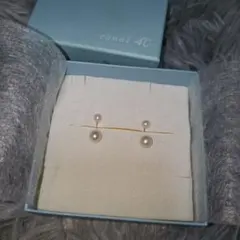 カナル4℃　カナルヨンドシー パールピアス 淡水パール