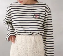 ボーダー 長袖Tシャツ