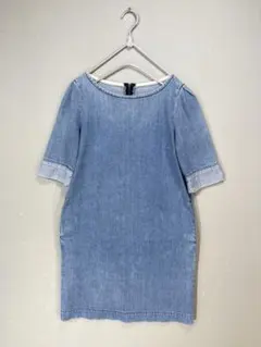 201 allureville 厚手 デニム チュニック ワンピ アルアバイルのサムネイル