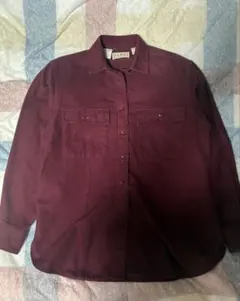 【希少】80s L.L.Bean USA製 シャモアクロス フランネルシャツ