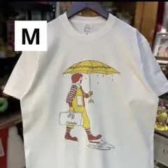 新品　ロナルド・マクドナルド Tシャツ ホワイト　おしゃれTシャツ　レア　韓国