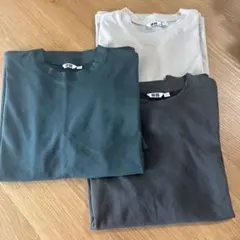 UNIQLO U エアリズムTシャツ Lサイズ　3枚セット
