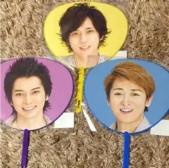 嵐 ミニうちわ 松本潤 大野智 二宮和也