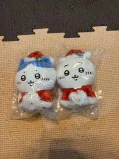 ちいかわ　サンタさんだ！持ちますマスコット ぬいぐるみ　4点セット