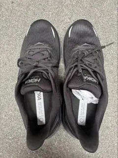 25.5センチ 2Eワイズ HOKA CLIFTON 10 オールブラック - メルカリ