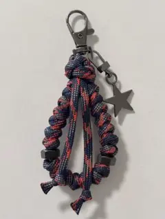 ハンドメイド/パラコード/キーホルダー/キーリング/チャーム