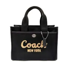 COACH コーチ カーゴトート 26 ショルダー付き 2way ブラックのサムネイル