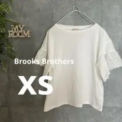 Brooks Brothers レディース シャツ 半袖 白 ホワイト 刺繍 sのサムネイル