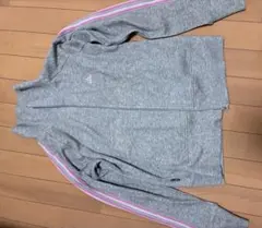 adidas ジャージ グレー ピンク