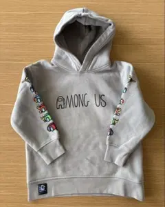 ZARAキッズ　　AMONG US フードパーカー　裏起毛　116