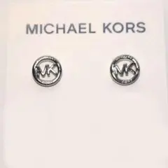 MICHAEL KORS スタッドピアス MKロゴ シルバー マイケルコース