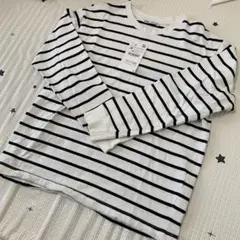 値下げ美品ZARA ボーダー 長袖トレーナーMサイズ