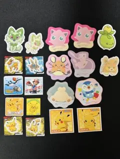 ポケモンシールまとめ売り 約20枚 ピカチュウ多め