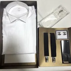 【ウェディング】新郎　ウィングカラーシャツセット